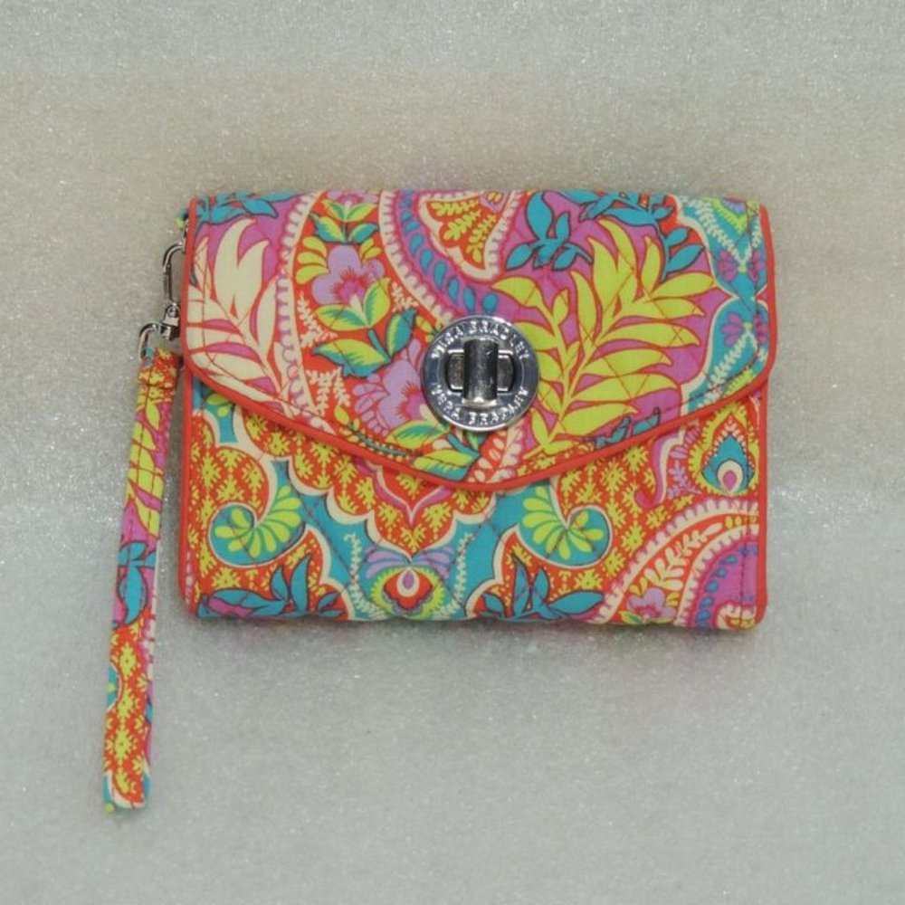 Vera Bradley "Paisley in Paradise" Clasp Wallet